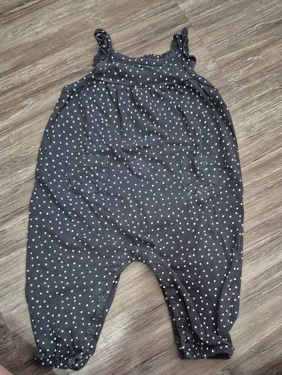 Carter's Other - Carter's Charcoal Grey Polka Dot Sleeveless One-Piece